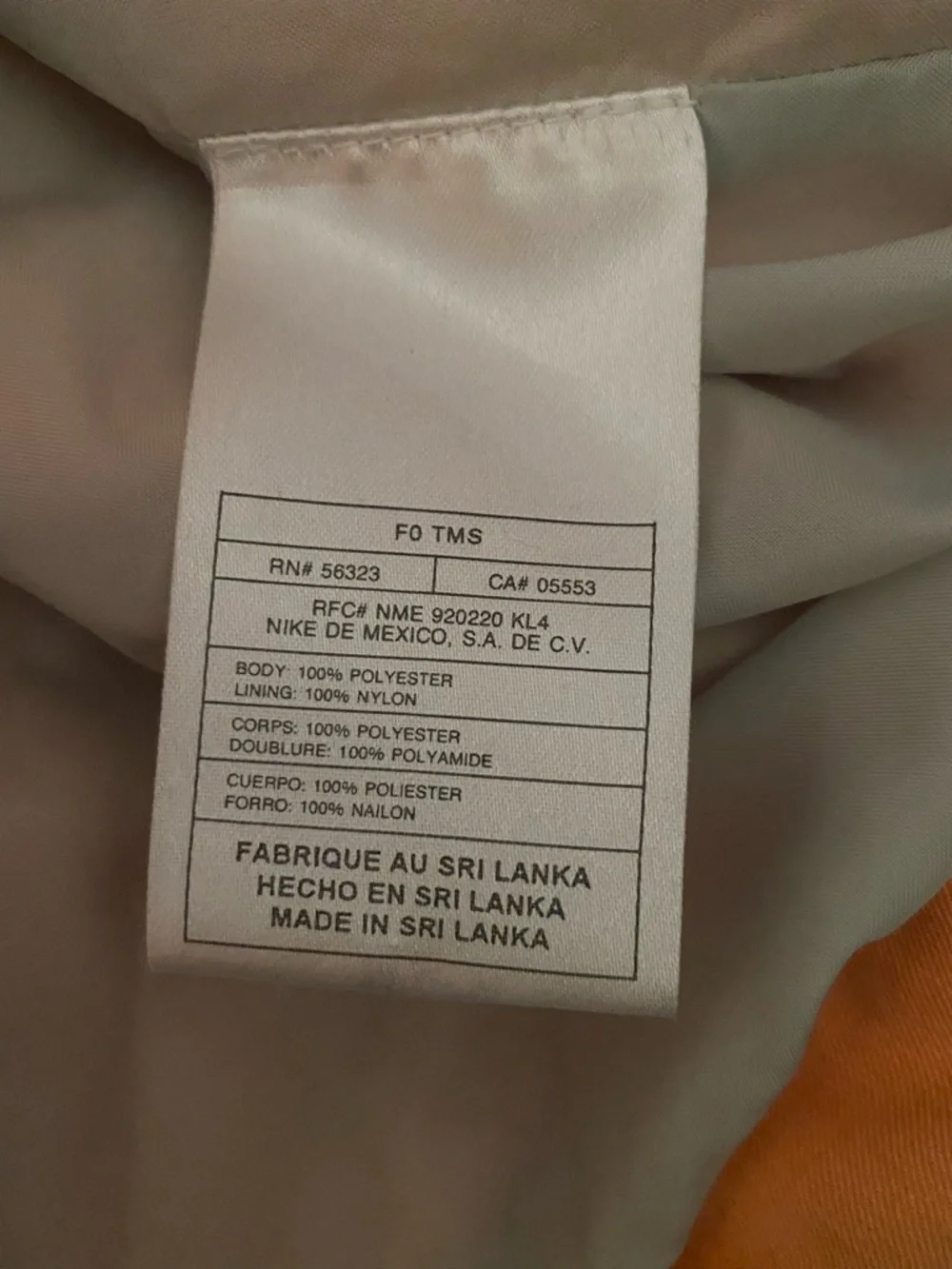 Nike Women’s Orange Anorak Hooded Windbreaker Pullover Jacket - Size Medium Y2K